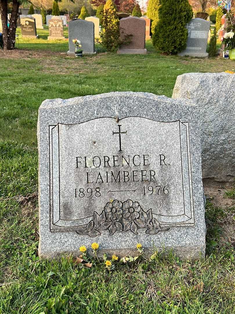 Florence R. Laimbeer's grave. Photo 2