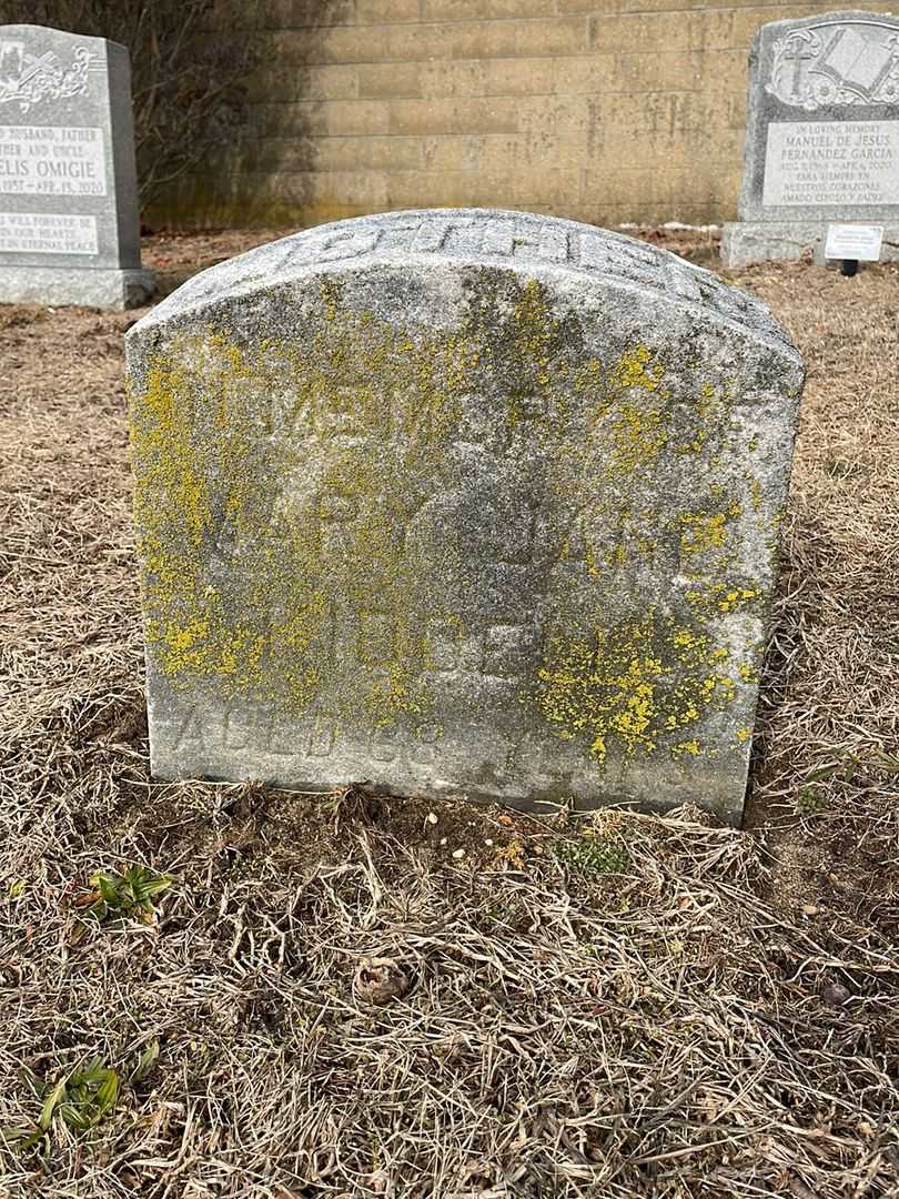 Mary Jane Kedell's grave. Photo 3