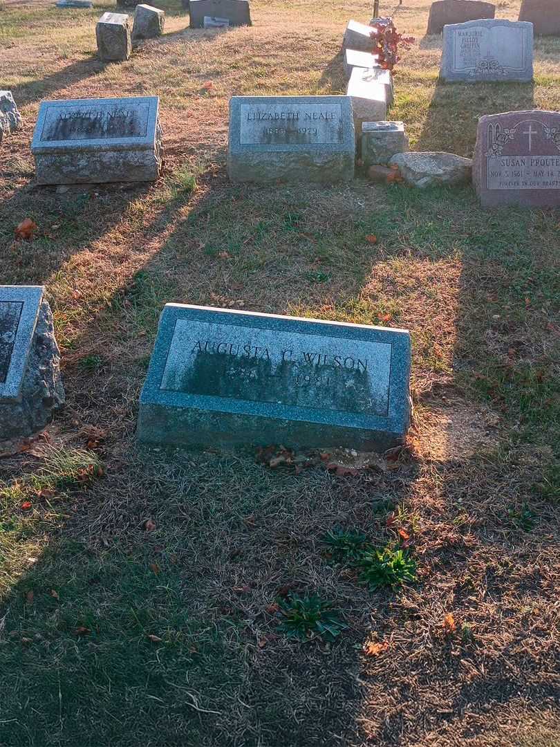 Augusta C. Wilson's grave. Photo 2