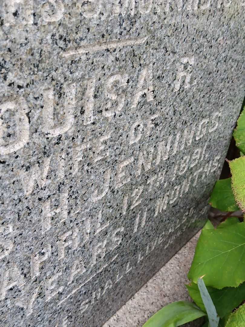 James H. Jennings's grave. Photo 4