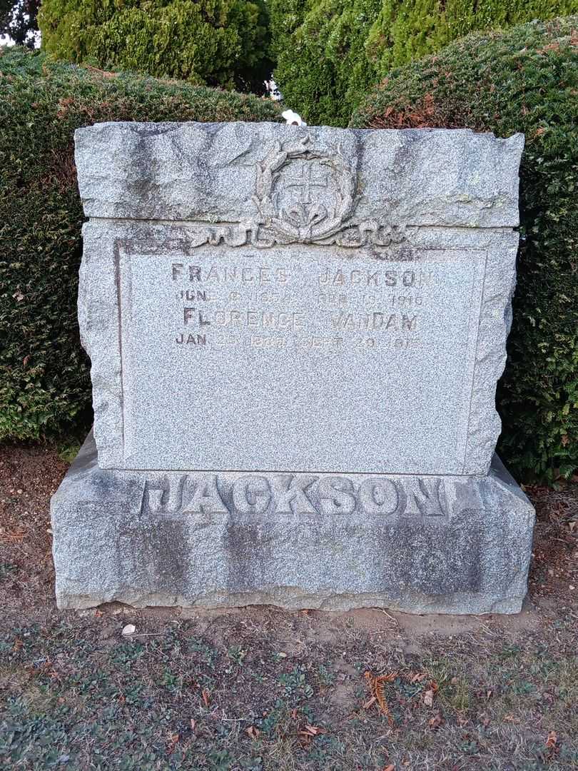 Frances Jackson's grave. Photo 2
