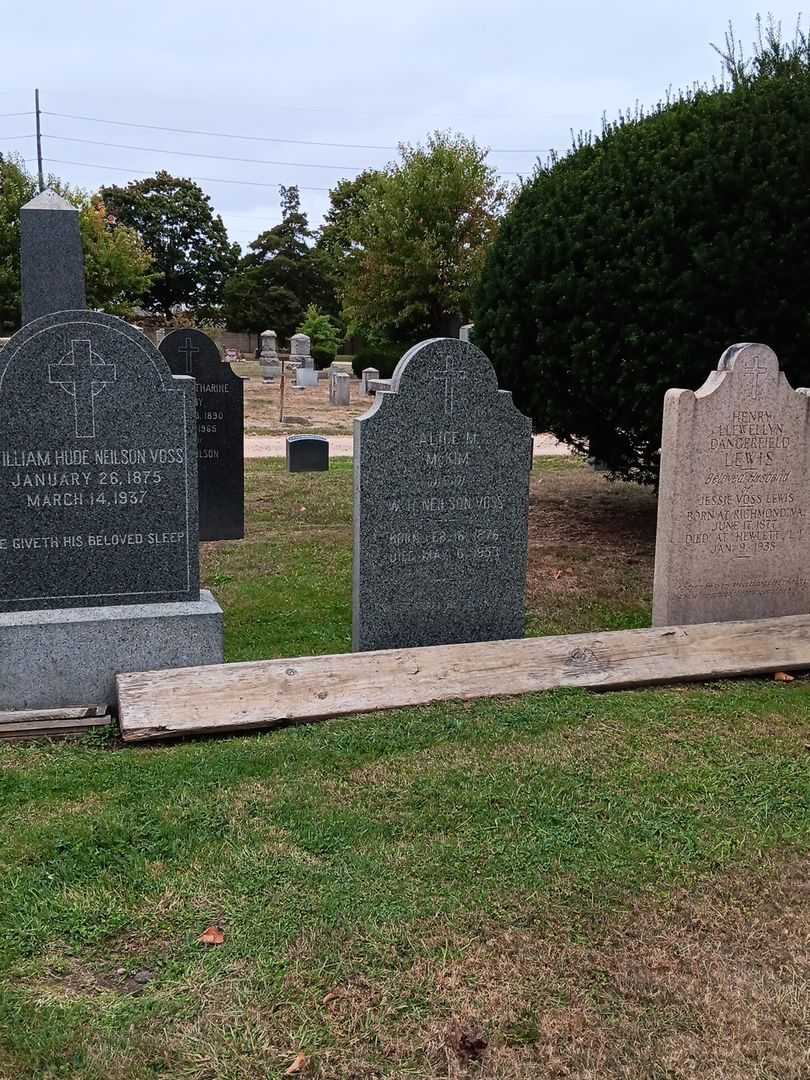 Alice M. McKim Voss's grave. Photo 1