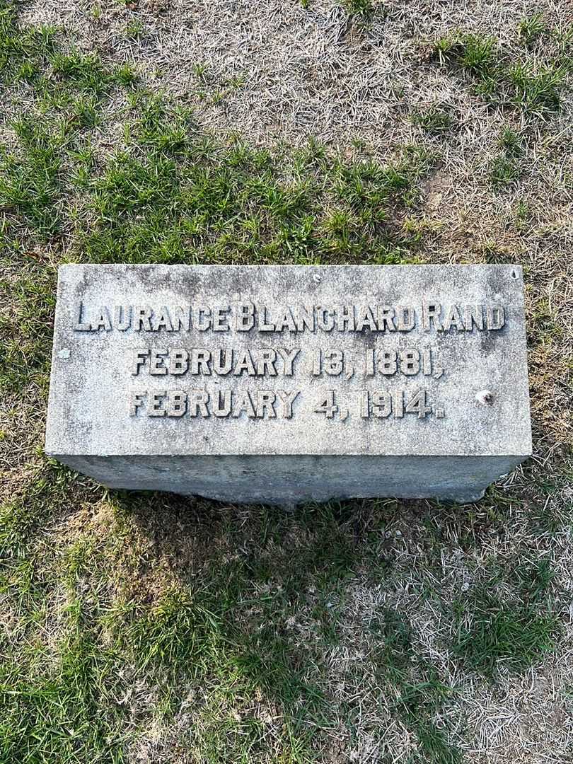 Laurance Blanchard Rand's grave. Photo 3