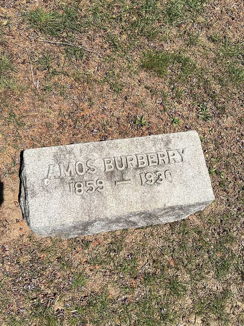 Amos Burberry's grave. Photo 3