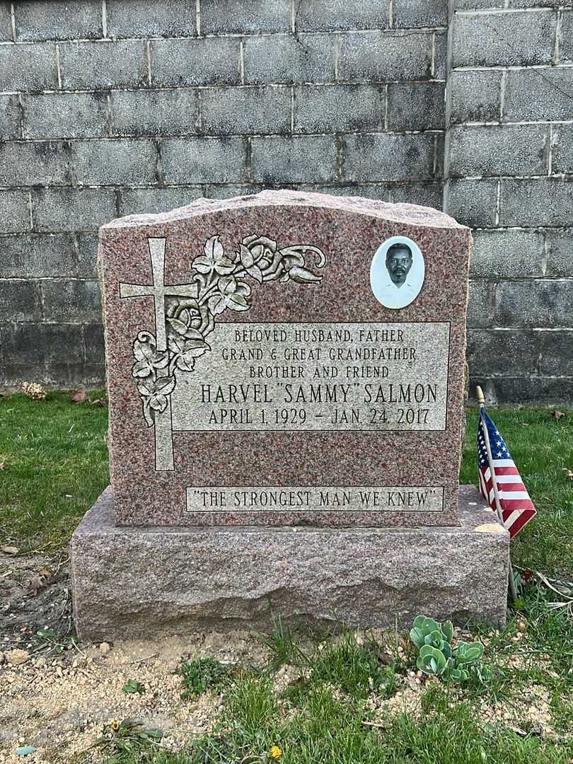Harvel "Sammy" Salmon's grave. Photo 2