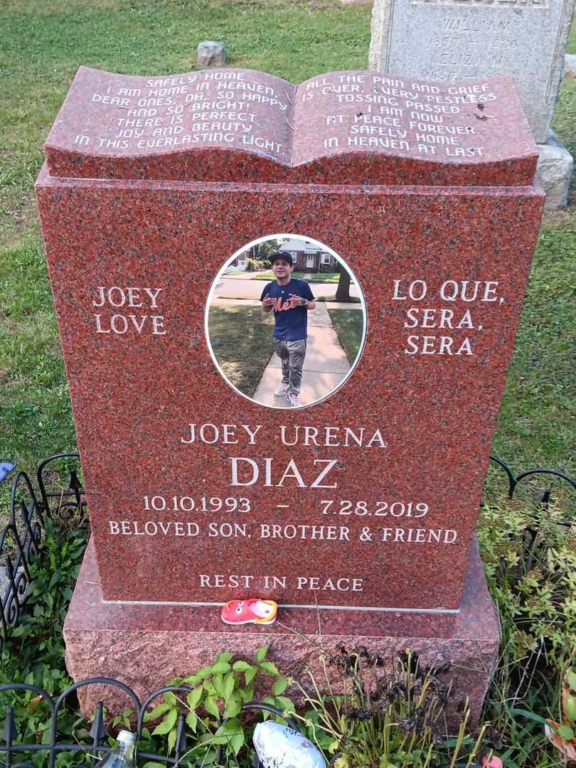 Joey Urena Diaz's grave. Photo 2
