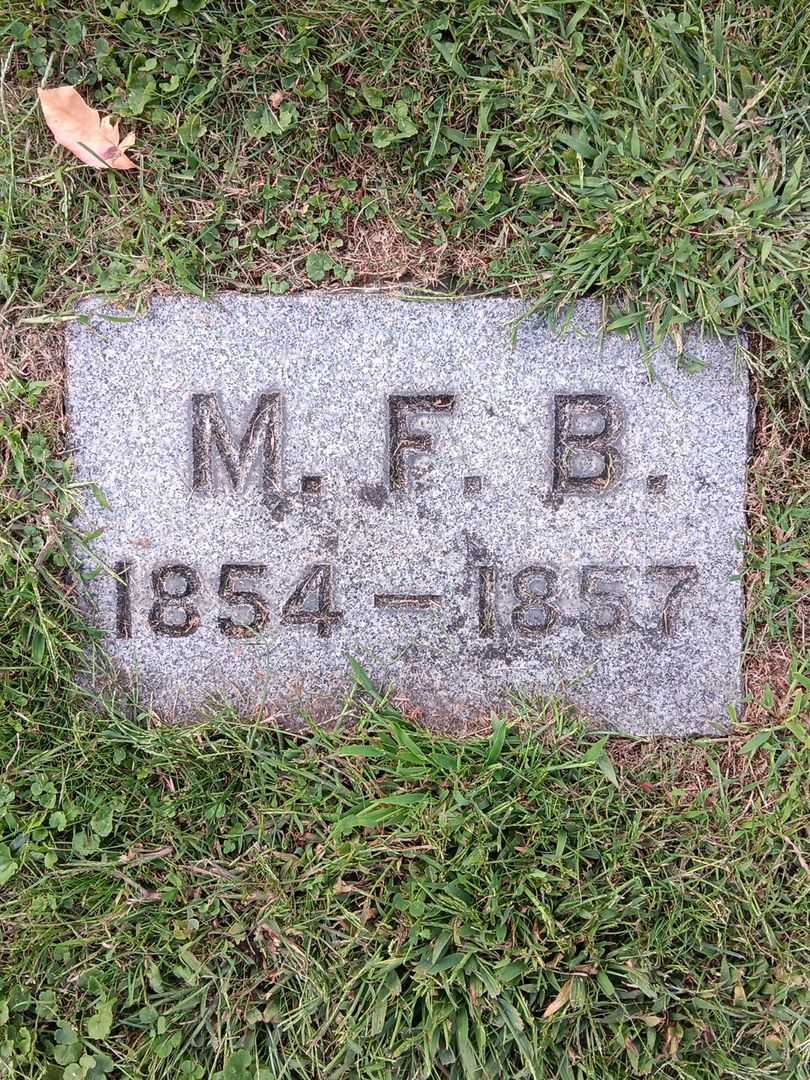 M. F. B.'s grave. Photo 2