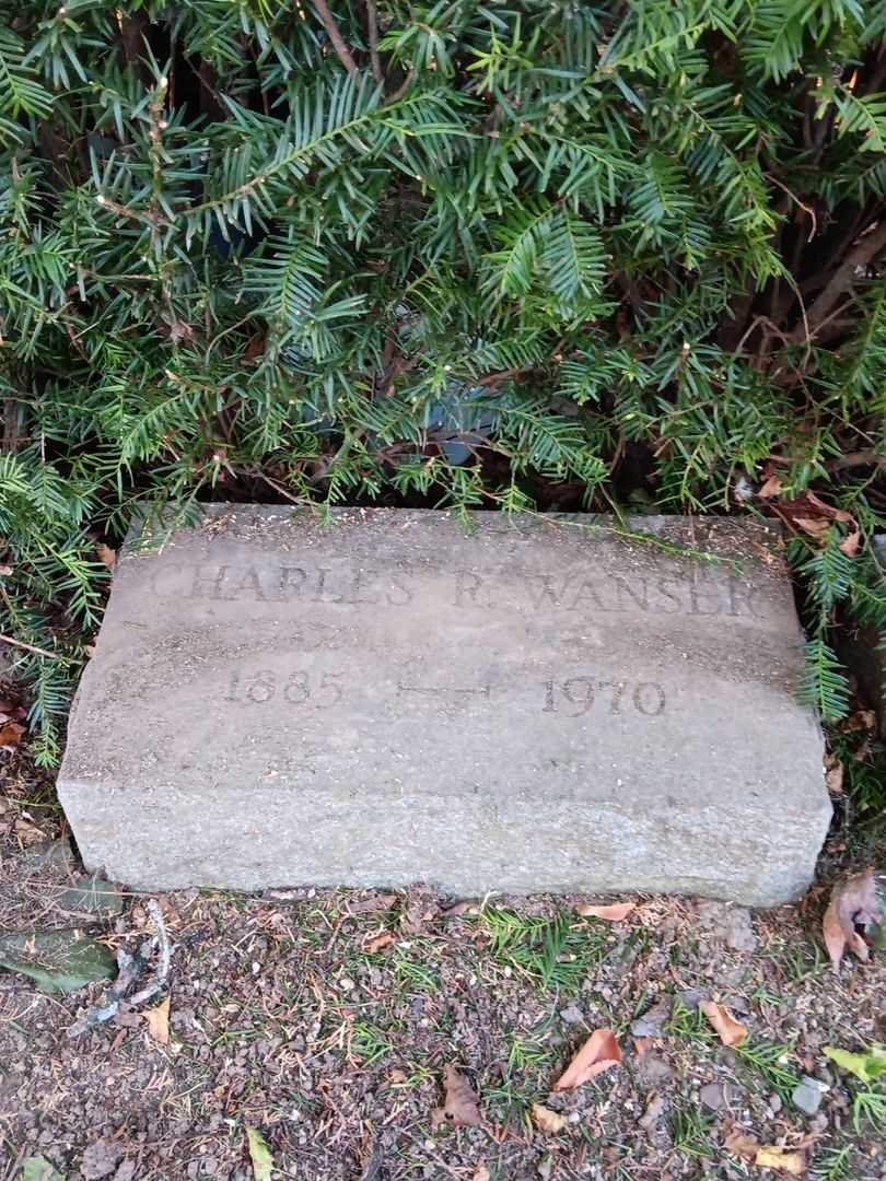Charles R. Wanser's grave. Photo 3