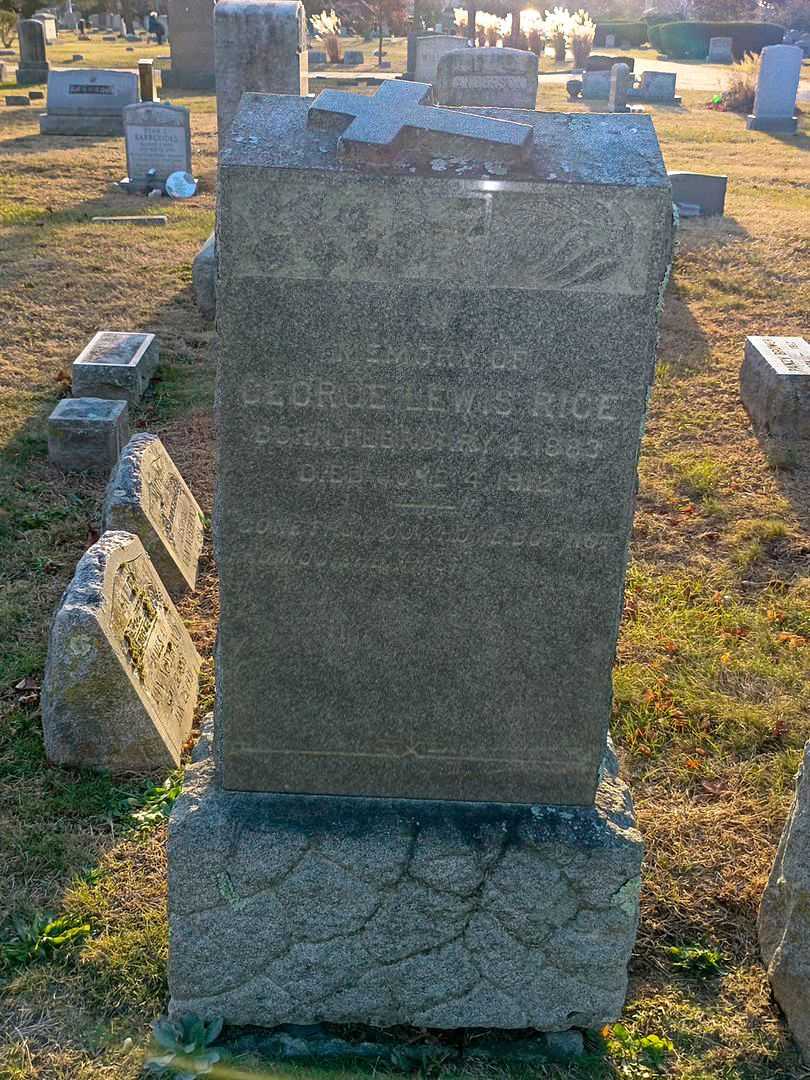 George Lewis Rice's grave. Photo 3