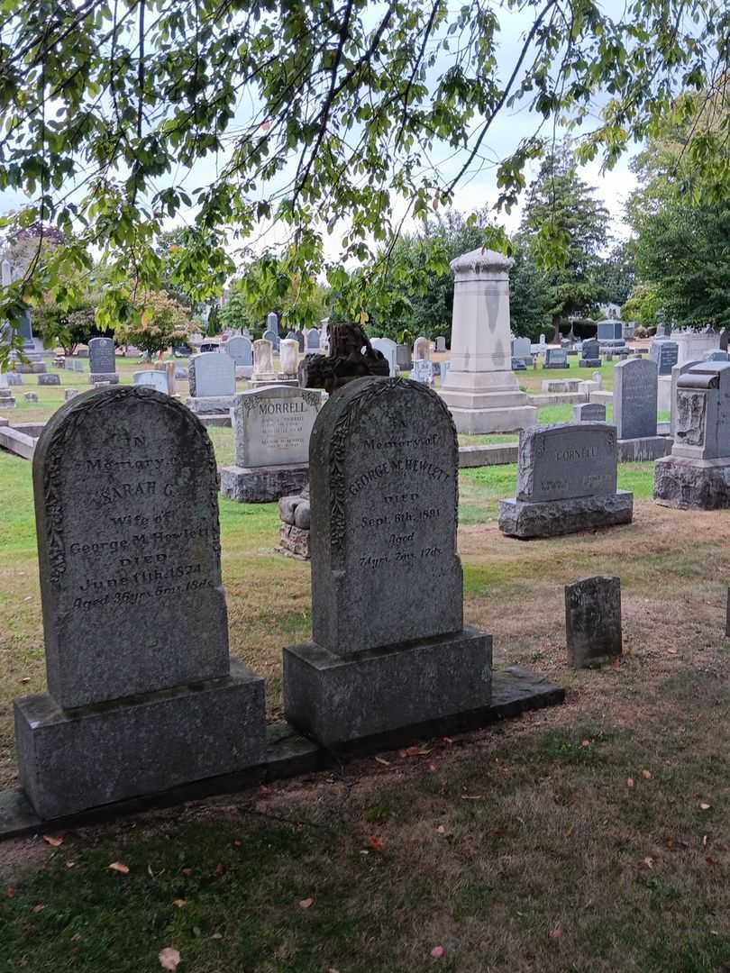 George M. Hewlett's grave. Photo 1