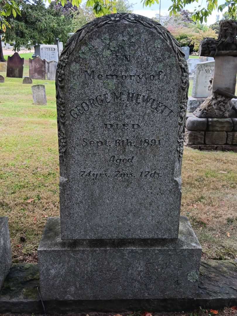 George M. Hewlett's grave. Photo 2