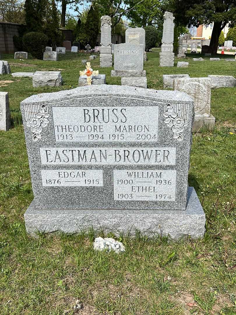 Edgar "Edward" Eastman's grave. Photo 2