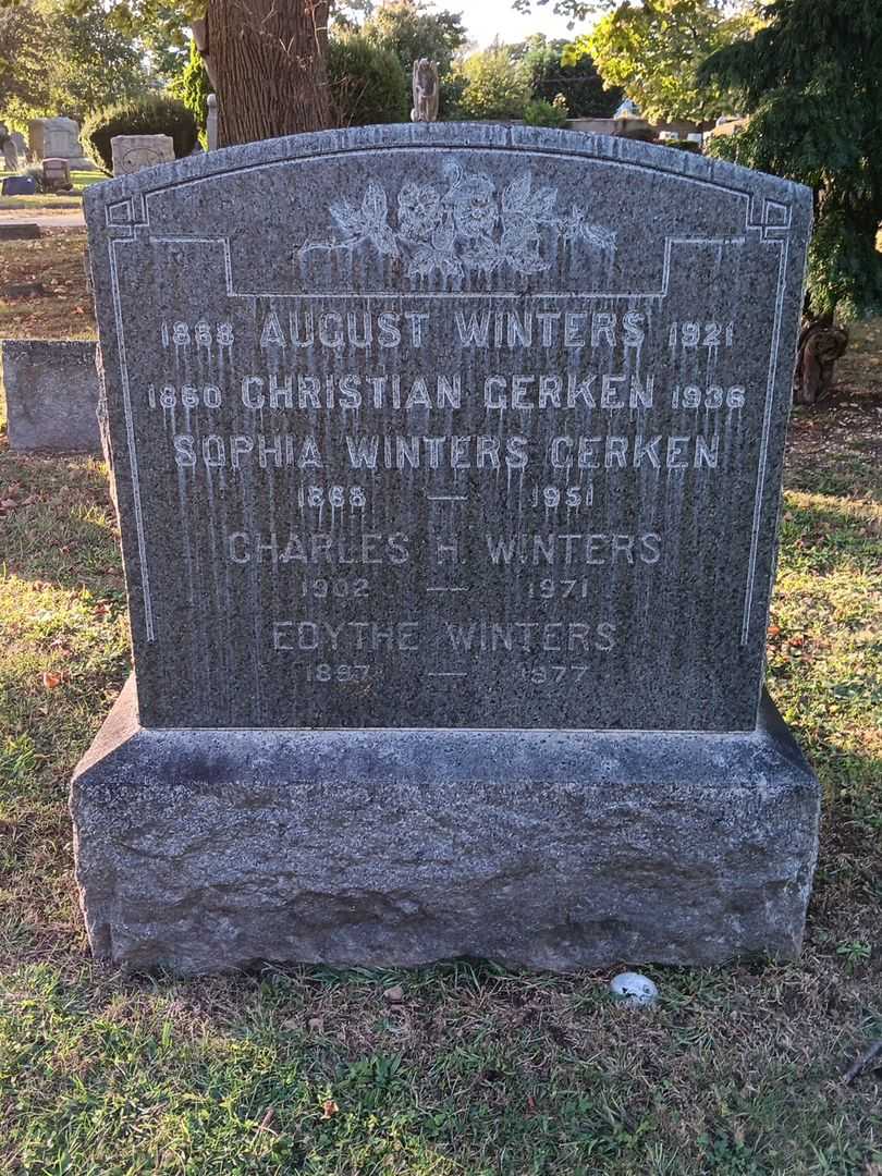 Christian D. Gerken's grave. Photo 2
