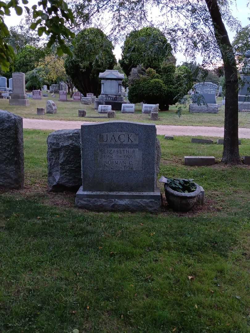 Norman Clark Jack's grave. Photo 1