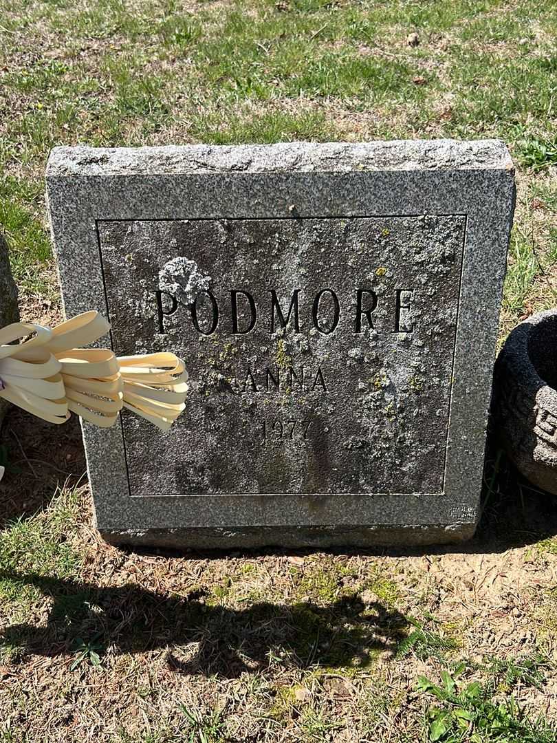 Anna Podmore's grave. Photo 2
