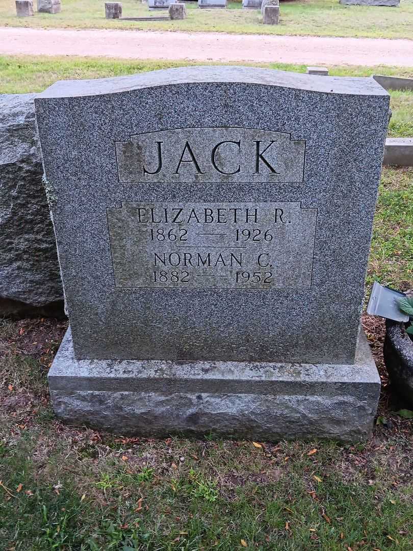 Norman Clark Jack's grave. Photo 2