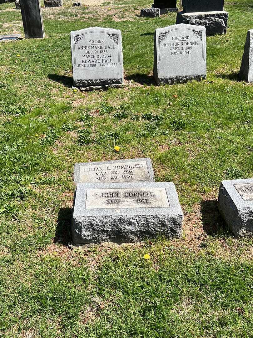 John Cornell's grave. Photo 1