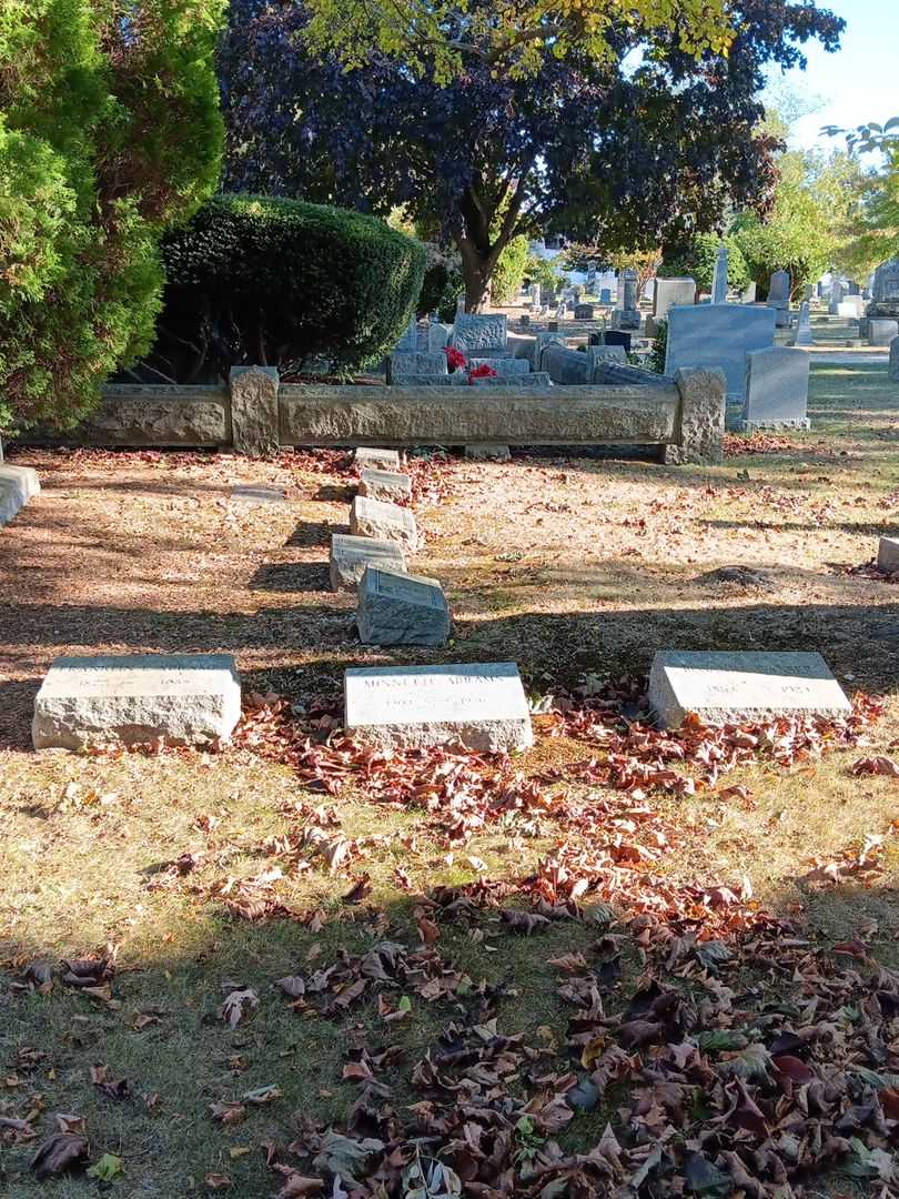 Minnette Abrams's grave. Photo 2
