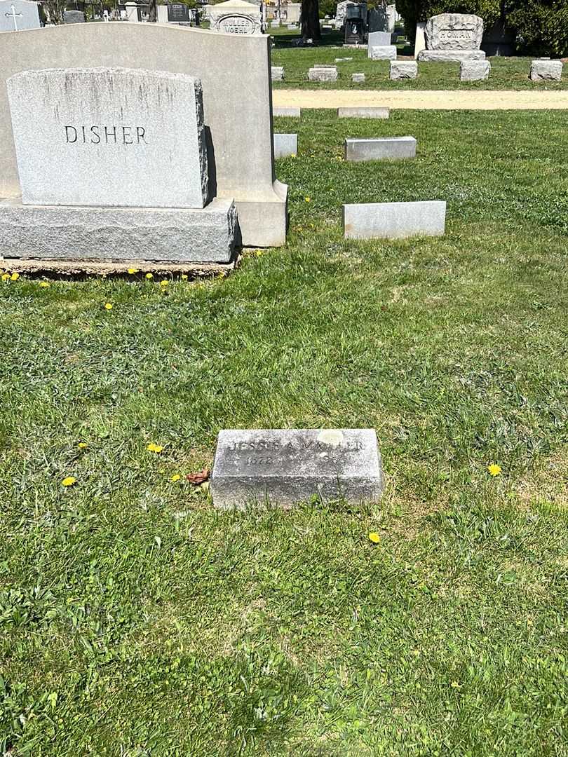 Jessie A. Mailler's grave. Photo 2