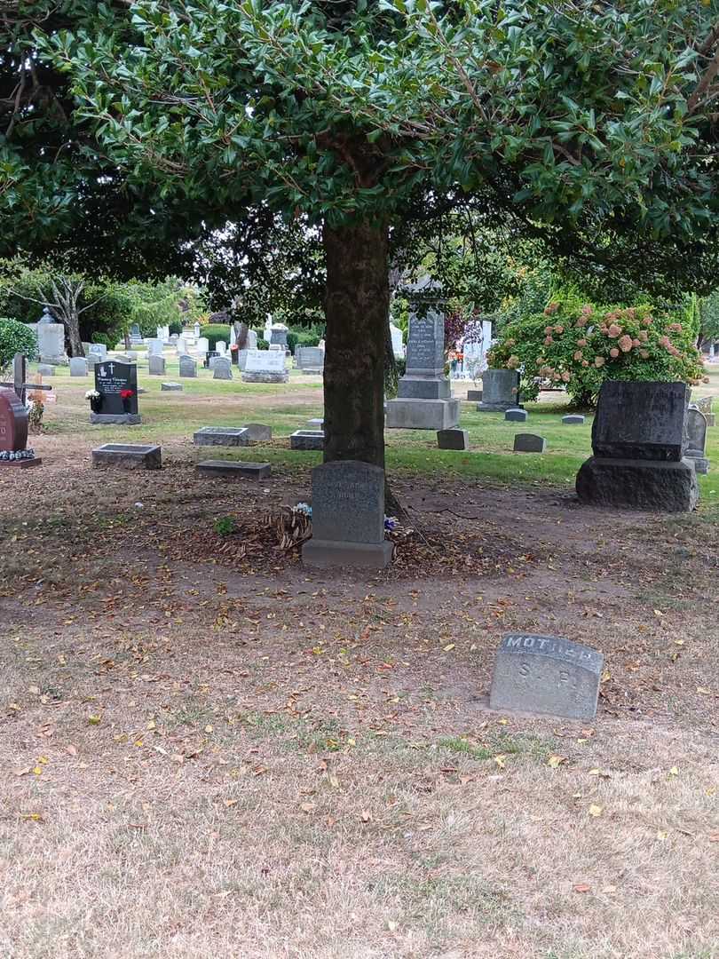 Infant Wright's grave. Photo 2