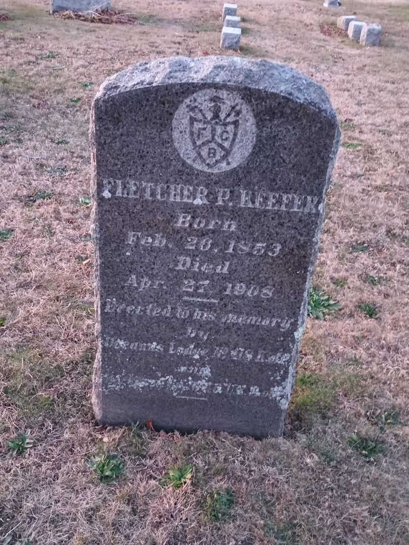 Fletcher P. Keefer's grave. Photo 1