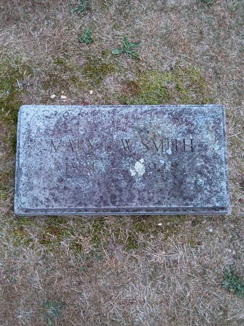 Mary C. W. Smith's grave. Photo 3