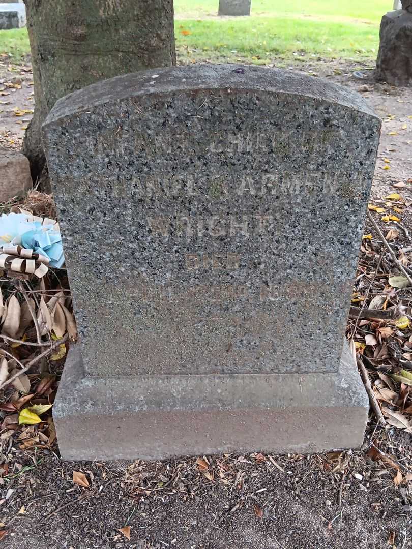 Infant Wright's grave. Photo 3