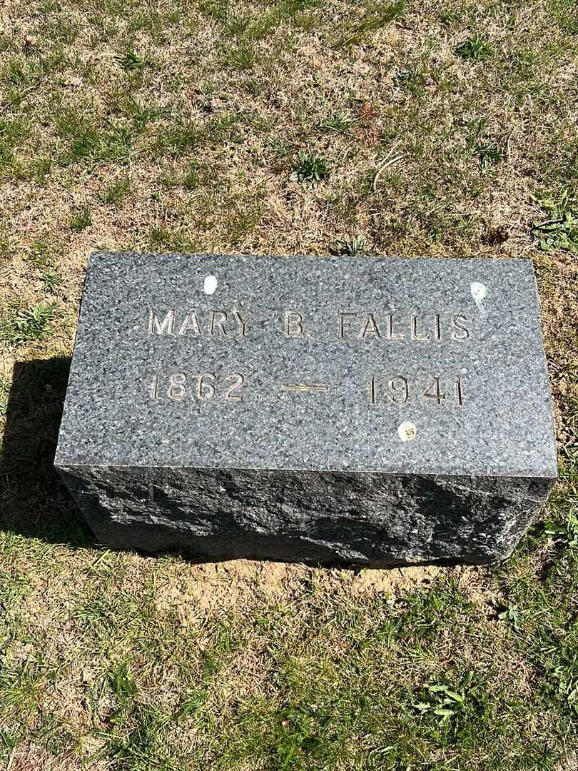 Mary B. Fallis's grave. Photo 2