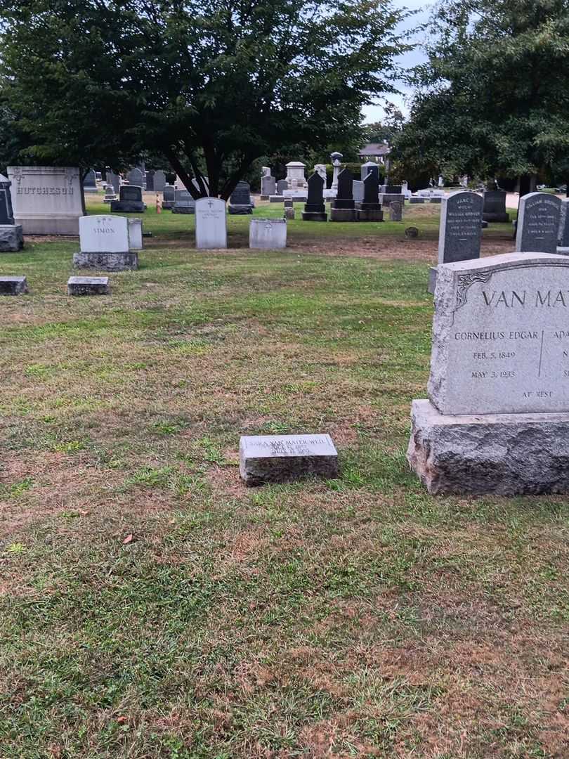 Sara Van Mater Weil's grave. Photo 1
