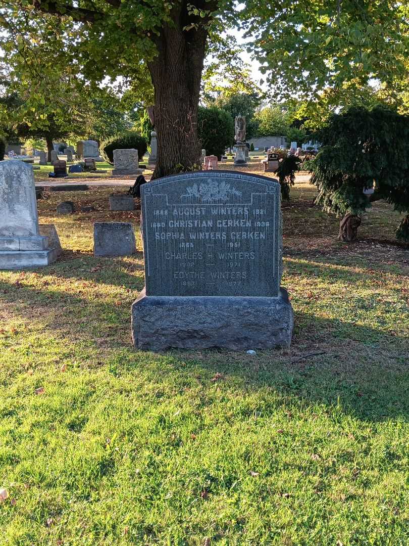 Christian D. Gerken's grave. Photo 1