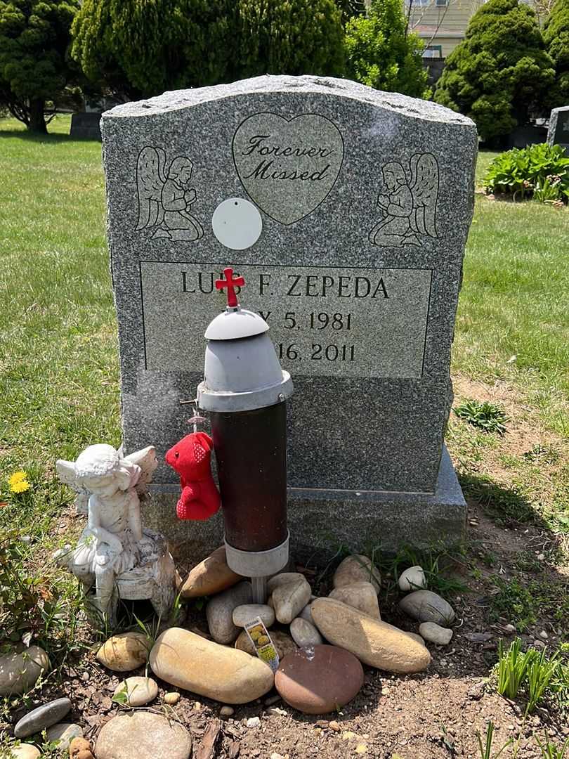 Luis F. Zepeda's grave. Photo 2