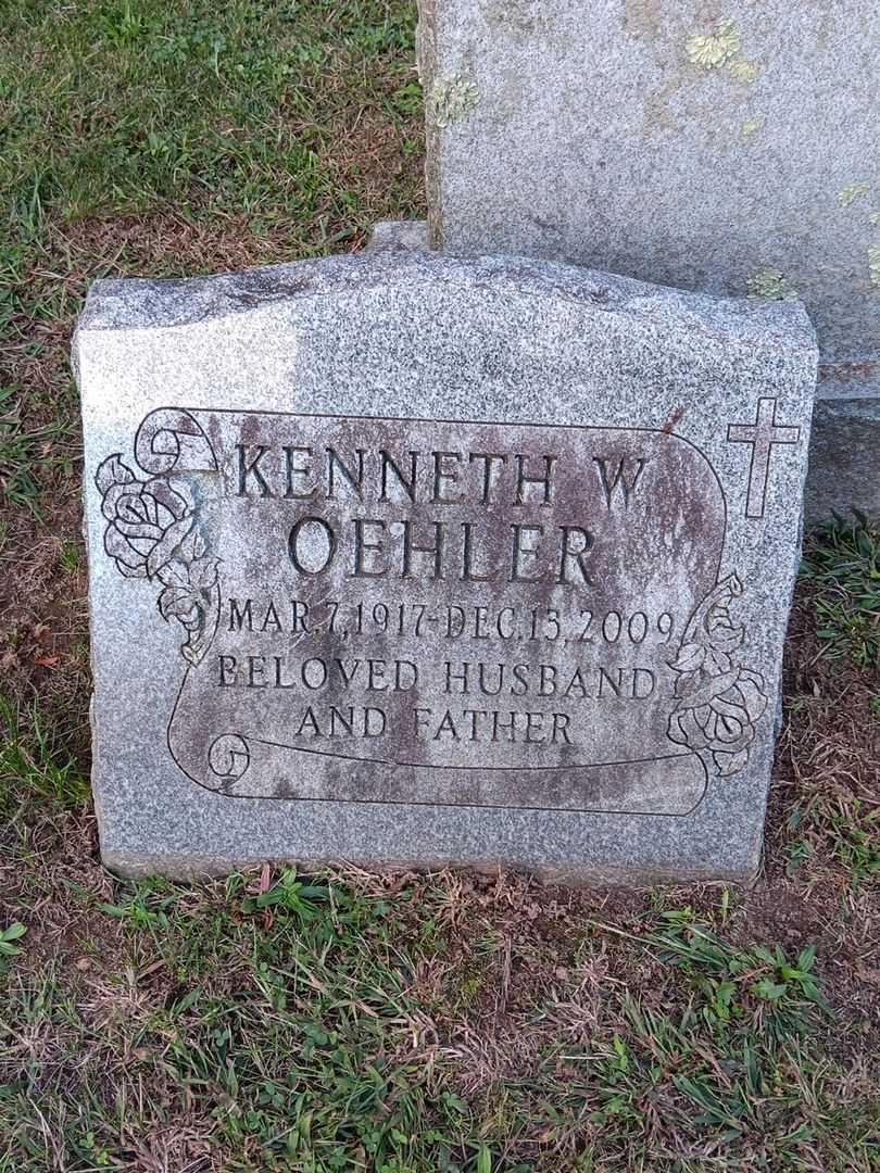 Kenneth W. Oehler's grave. Photo 2