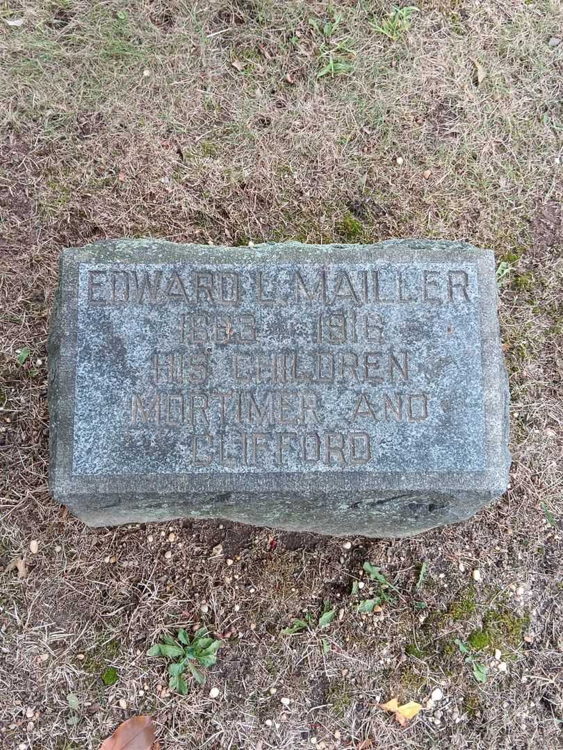Edward L. Mailler's grave. Photo 3