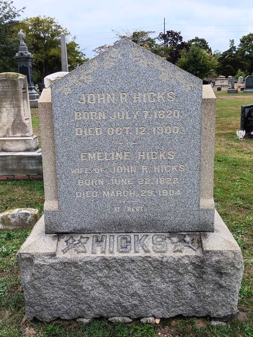 John R. Hicks's grave. Photo 2