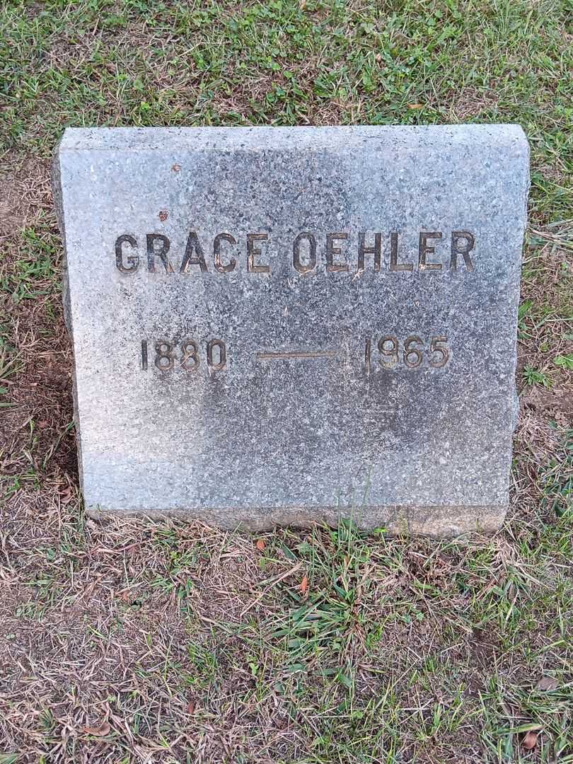 Grace L. Oehler's grave. Photo 2
