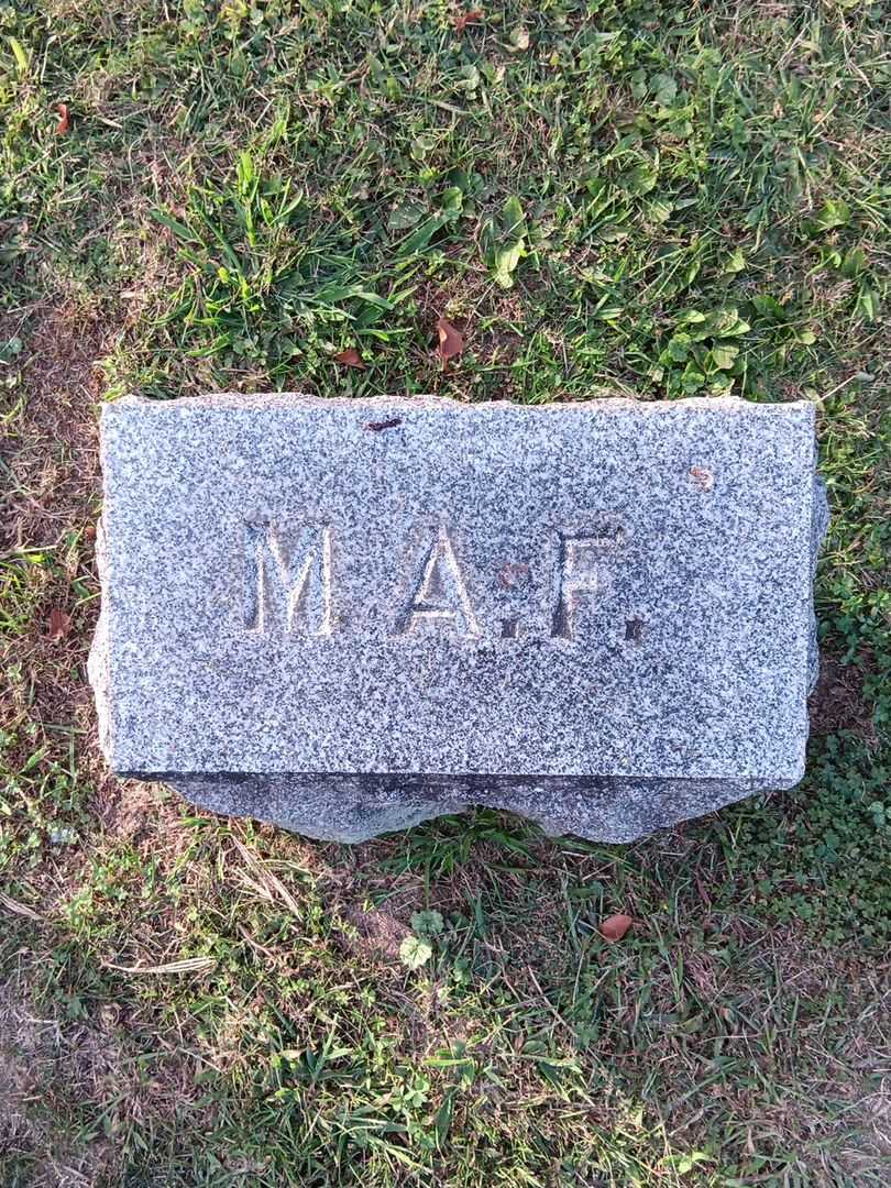 M. A. F.'s grave. Photo 2