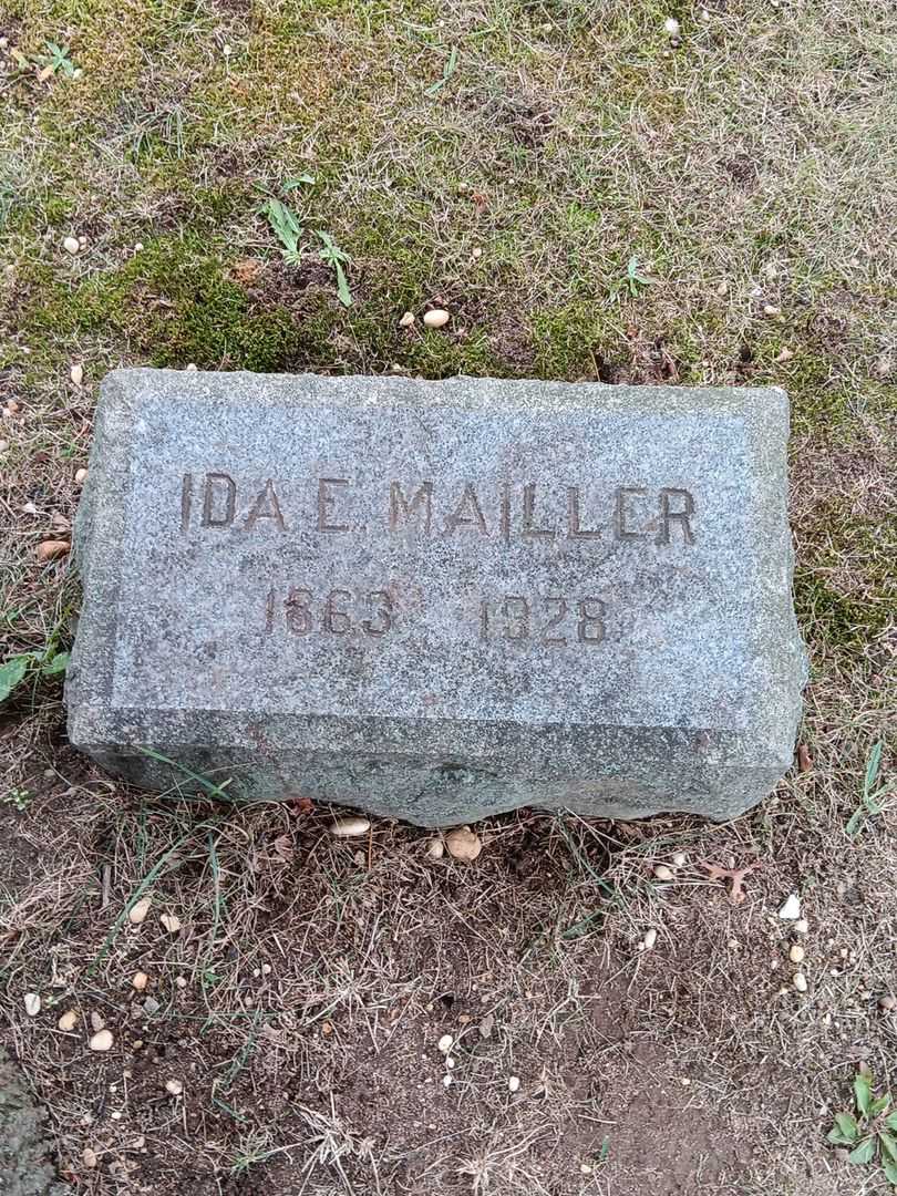 Ida E. Mailler's grave. Photo 3