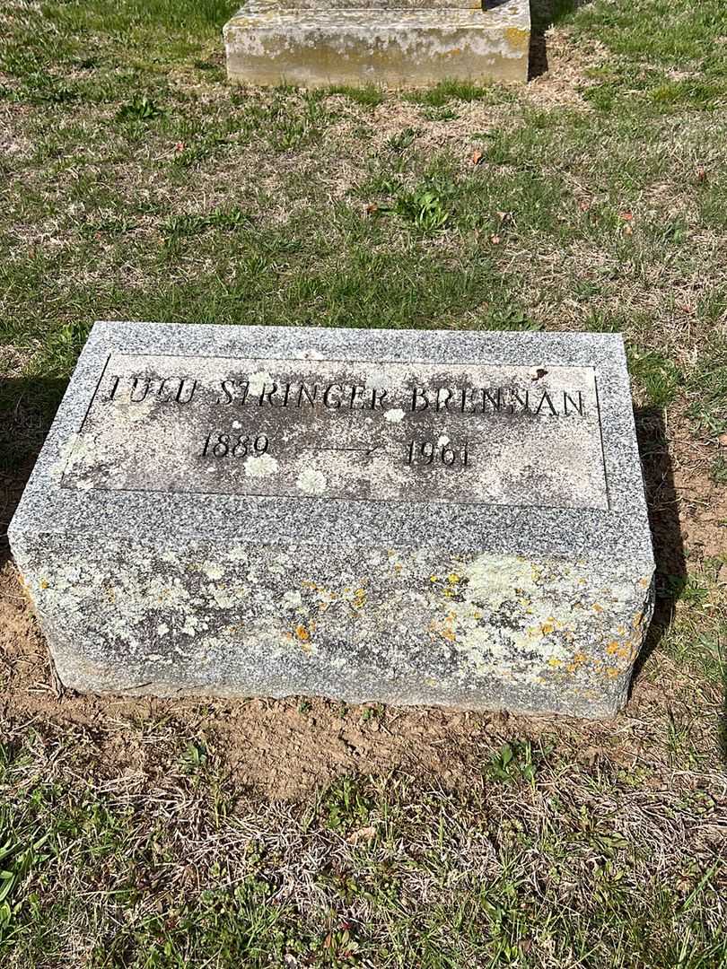Lulu Stringer Brennan's grave. Photo 3