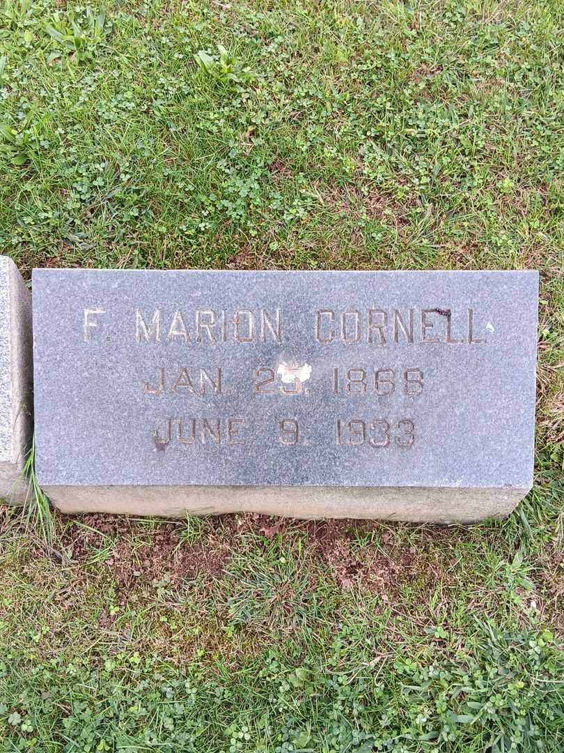 F. Marion Cornell's grave. Photo 4
