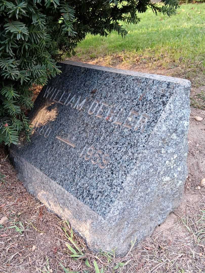 William Oehler's grave. Photo 2