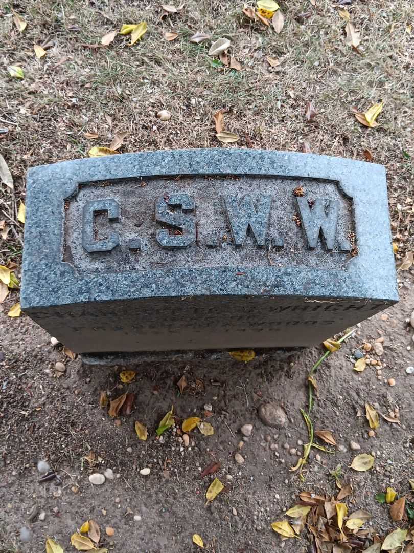 Charlotte S. Wright Woods's grave. Photo 3