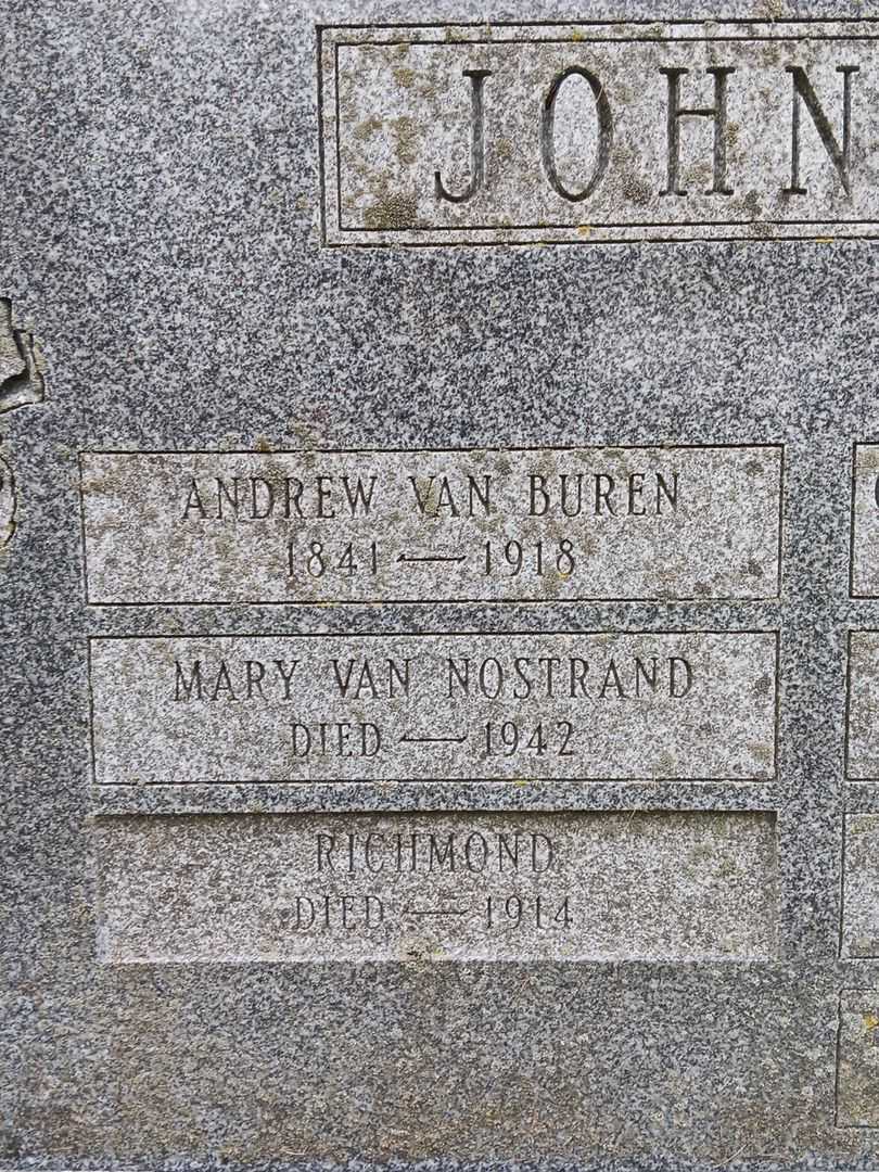Ellen Van Nostrand Johnson's grave. Photo 3