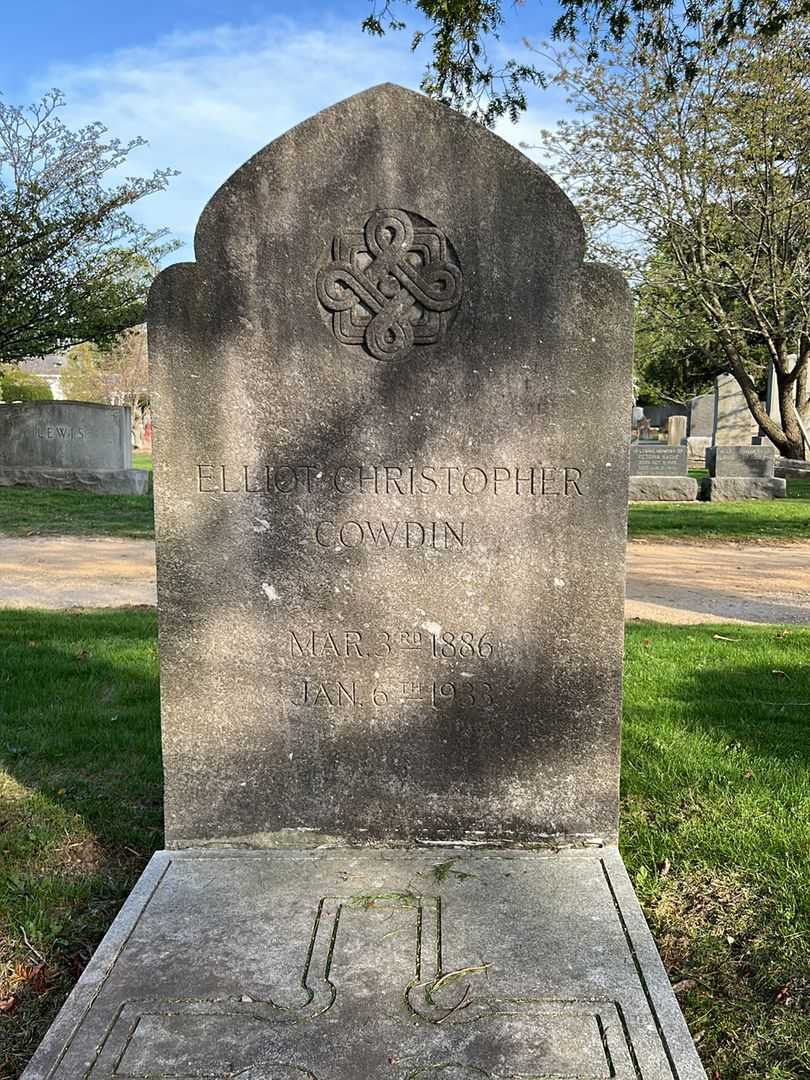 Elliot Christopher Cowdin's grave. Photo 2