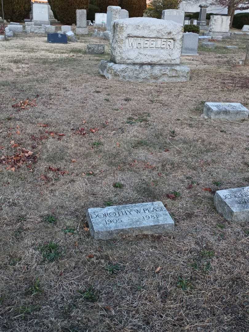 Dorothy W. Pease's grave. Photo 1