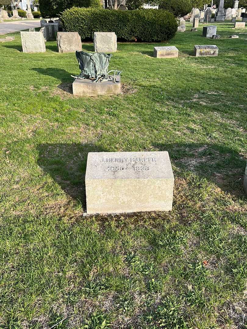 J. Henry Harper Senior's grave. Photo 2