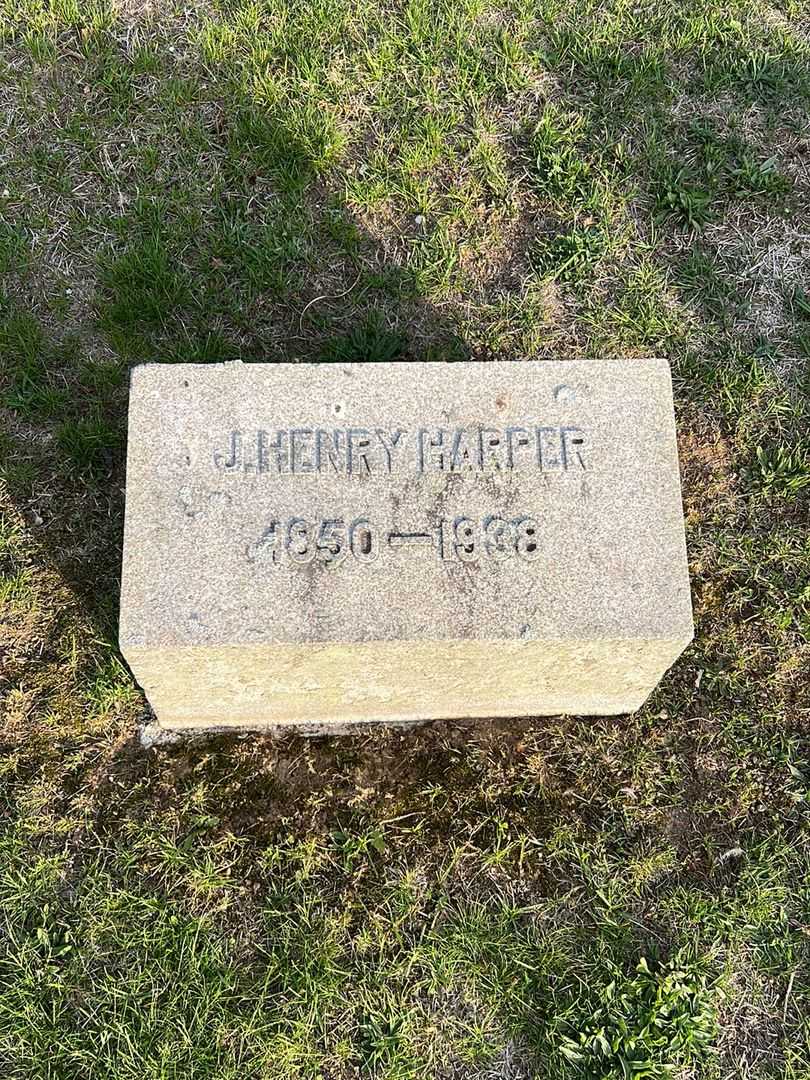 J. Henry Harper Senior's grave. Photo 3