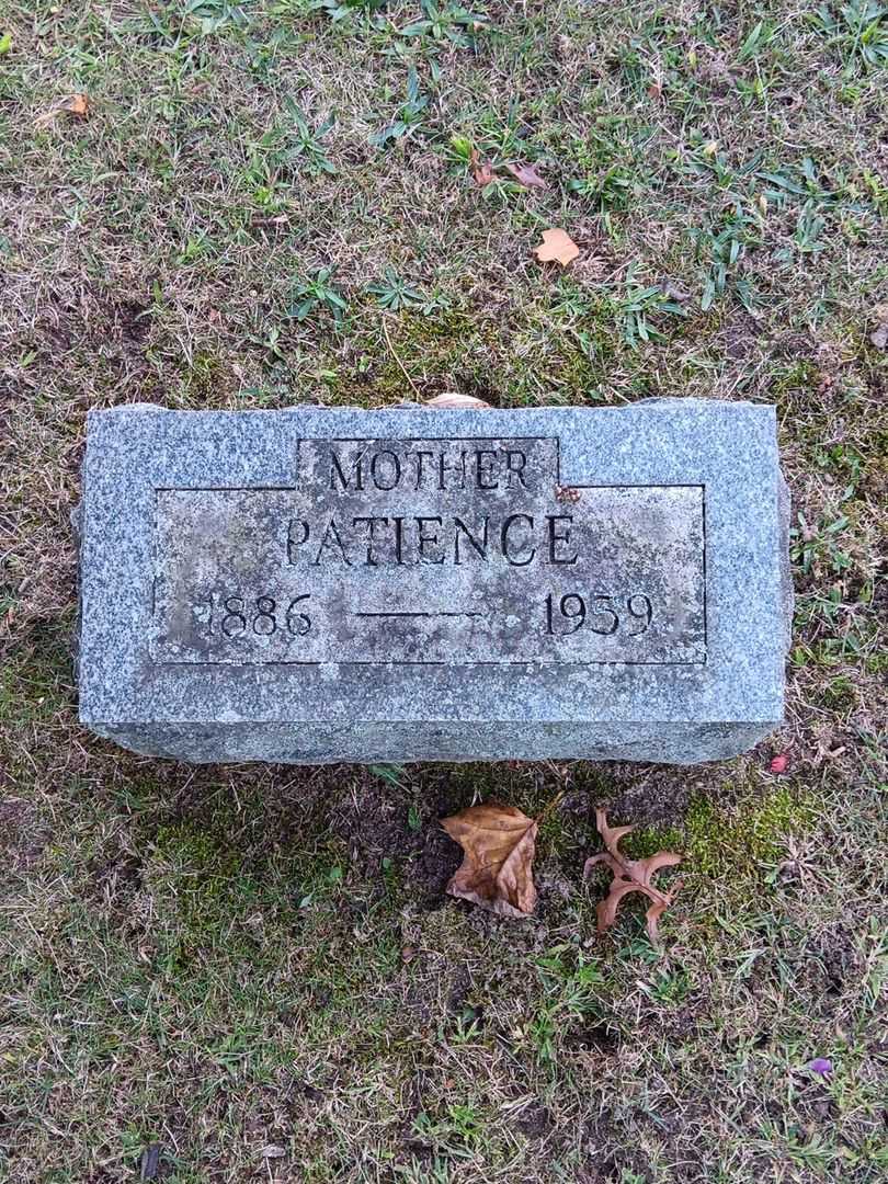 Patience Van Buskirk's grave. Photo 3