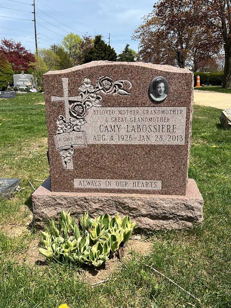 Camy Labossiere's grave. Photo 2