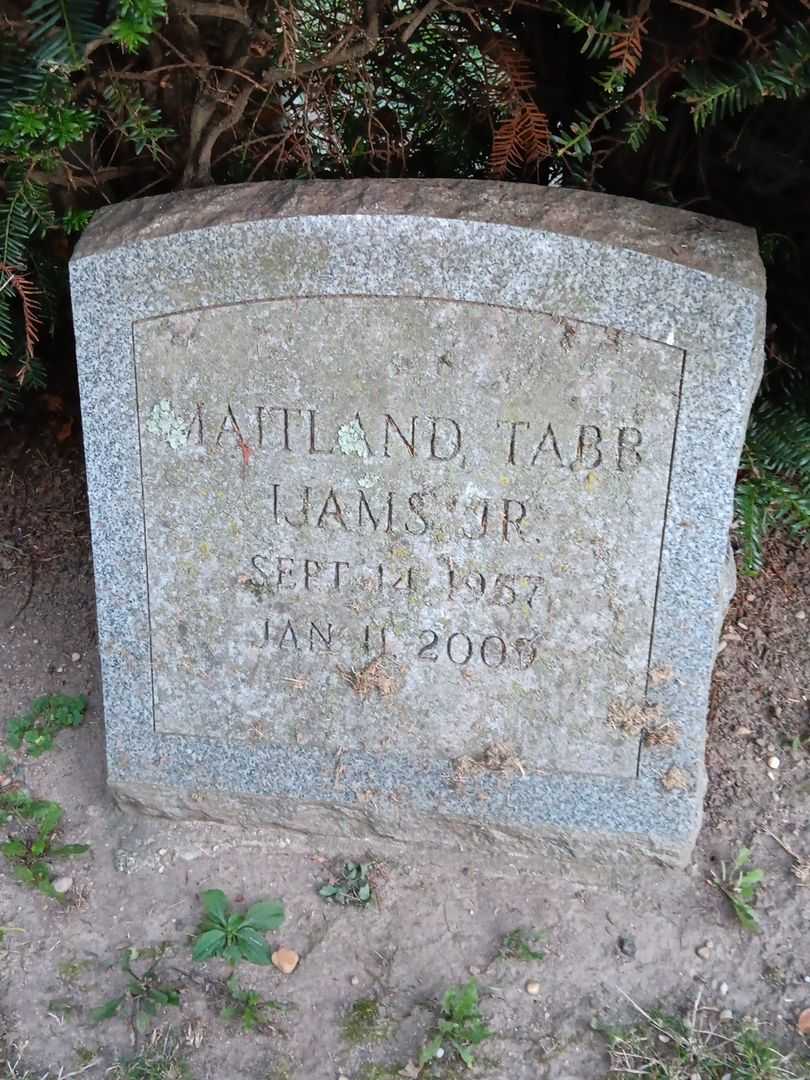 Maitland Tabb Ijams Junior's grave. Photo 2