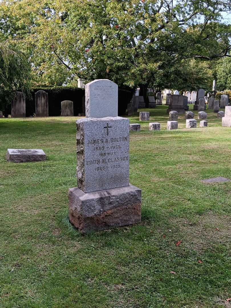 James A. Bolton's grave. Photo 1